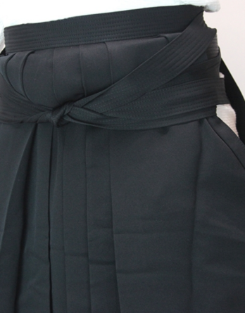 Hakama Aikido Aikikai noir polyester taille 25 Tozando AH-400