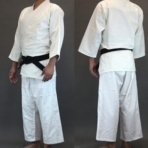 Set Aikidogi polyester Yomogi Tozando Taille 2 « Made in Japan »