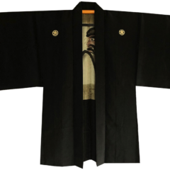 Ancien haori samourai Daruma Tachibana Montsuki homme “Made in Japan”