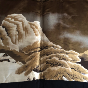 Ancien haori samourai Yuki no Yama Mokko Montsuki homme “Made in Japan”