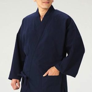 Samue japonais homme coton supérieur bleu marine Taille 3L – Made in Japan