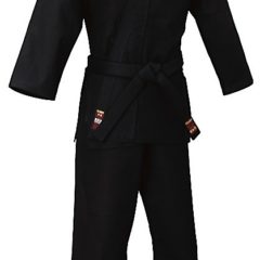 Luxe Kimono Karate Kobudo noir coton Tokaido Sab Kongo