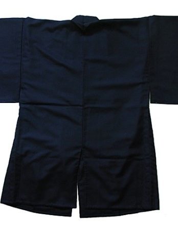 Luxe IaidoGi manche kimono traditionnel tetron noir Tozando