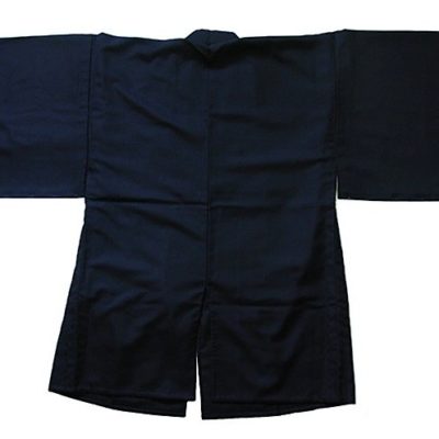 Luxe IaidoGi manche kimono traditionnel tetron noir Tozando