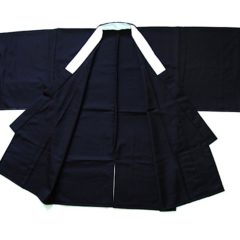 Luxe IaidoGi manche kimono traditionnel tetron noir Tozando
