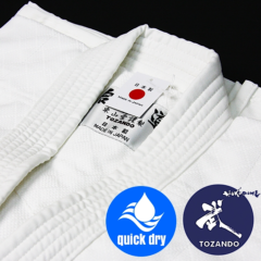 Dogi Aikido coton Hourai Tozando léger Anti-bactérien « Made in Japan »