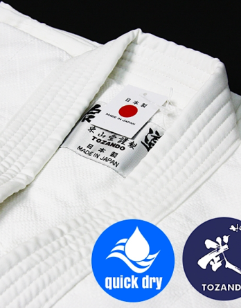 Dogi Aikido coton Hourai Tozando léger Anti-bactérien "Made in Japan"