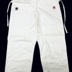 Pantalon Aikido standart coton blanchi Shoshinsha Spécial débutant Tozando AP-100