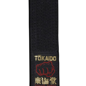 Ceinture noire Karate Tokaido BLBK PRO