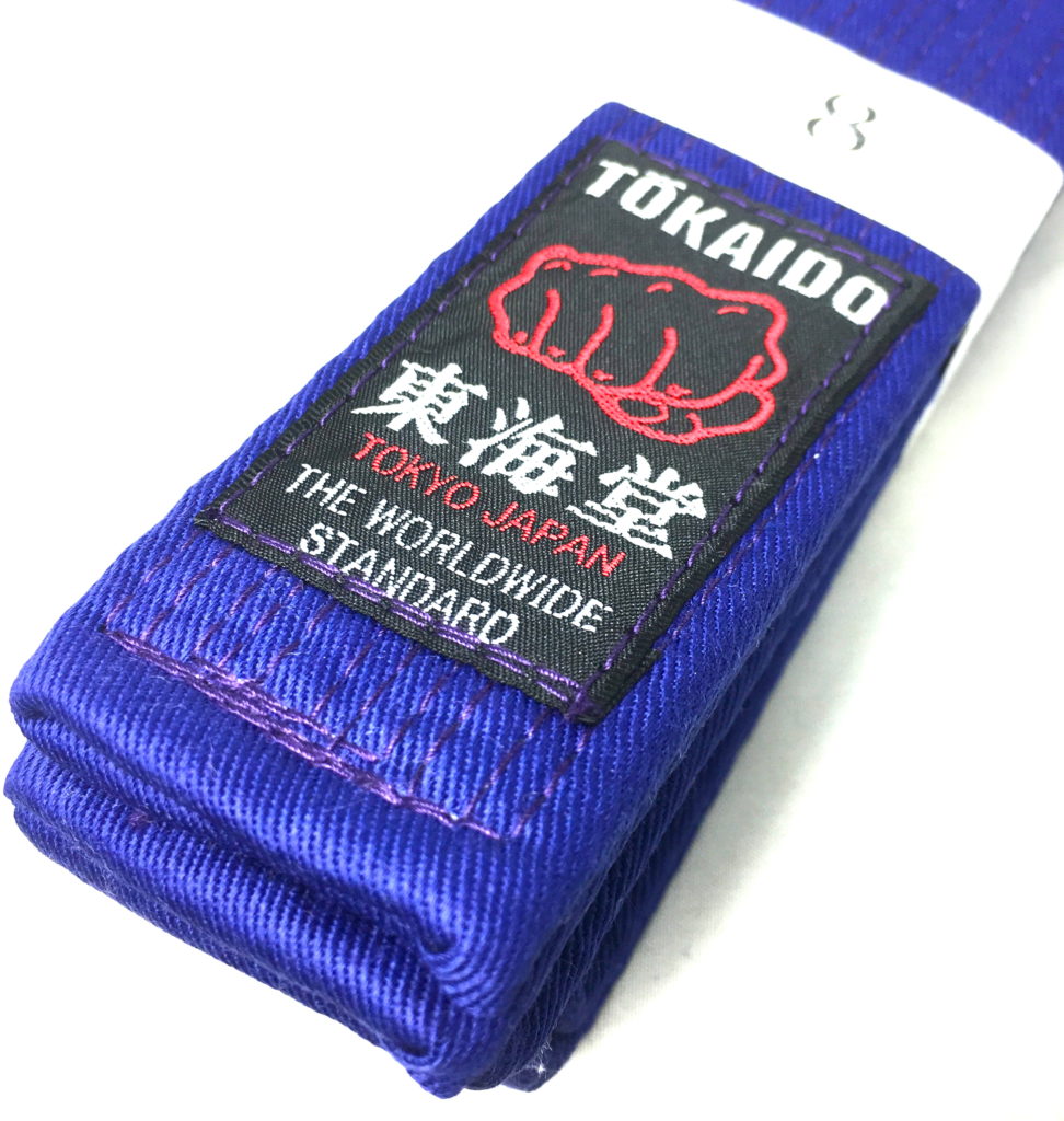 Ceinture violet Karate Tokaido BLP Kobushi Taille 8 (325cm)