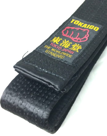 Ceinture noire Karate Satin Tokaido BLS Kobushi Taille 5 (280cm)