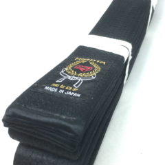 Luxe ceinture noire Karate Hirota spécial soie Taille 5 (280cm)