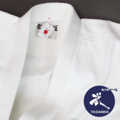 Luxe veste kimono Aikido Gi coton Sashiko AI Tozando « Made in Kyoto Japan »
