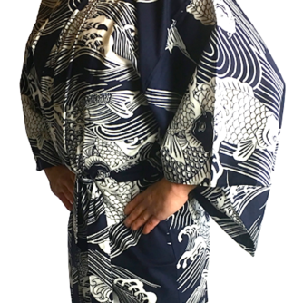 Yukata Koi homme 1 KyotoKimonoShop