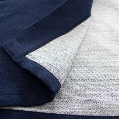Luxe samue japonais NijuOri coton bleu marine double épaisseur « Made in japan »