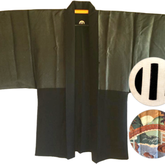 antique_veste_kimono_haori_samourai_soie_noire_montsuki_jinja_no_o_bashi_homme3