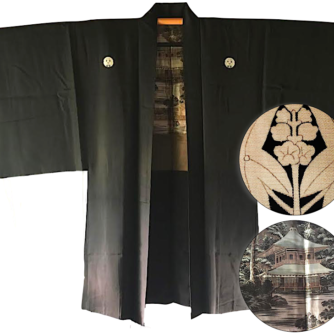 antique_kimono_haori_soie_noire_montsuki_ginkakuji_temple_d-argent_kyoto2