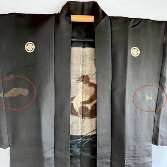 Veste kimono Haori homme - Antique haori homme - TANUKI2