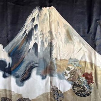 Antique Haori kenkatabami Montsuki HatsuYume Ichi-Fuji San Nasubi homme7