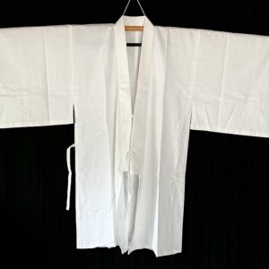 Kimono traditionnel japonais Hangi coton blanchi 2L homme