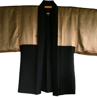 luxe_antique_haori_samourai_soie_noire_kamon_takanohane_clan_chushingura_homme_-22made_in_japan-22_4