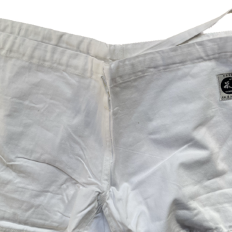 Pantalon Aikido coton blanchi Aikikai Tozando Taille 4L 21-1