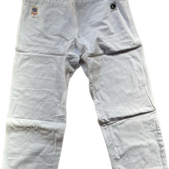 Pantalon Aikido coton blanchi Aikikai Tozando Taille 4L