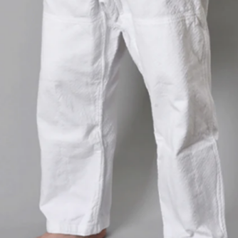 Pantalon Aikido coton blanchi Sashiko RYO Tozando