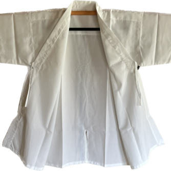 Dogi Iaido polyester blanc Toray Tetrex® Tozando Taille 4