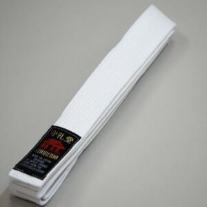 Ceinture blanche Karate Shureido Taille 6 (310cm)