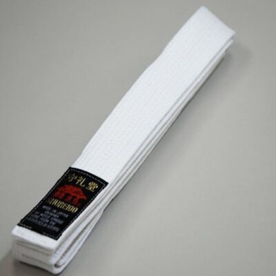 Ceinture blanche Karate Shureido Taille 4 (270cm)