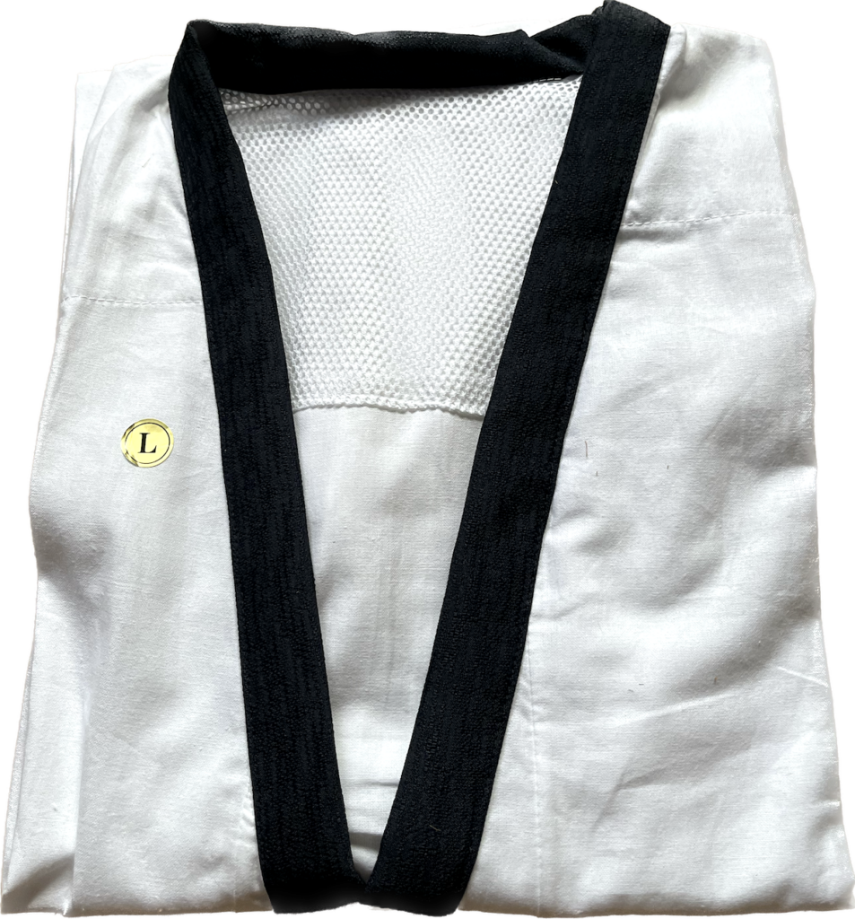 Juban Kendo coton blanchi Col bleu