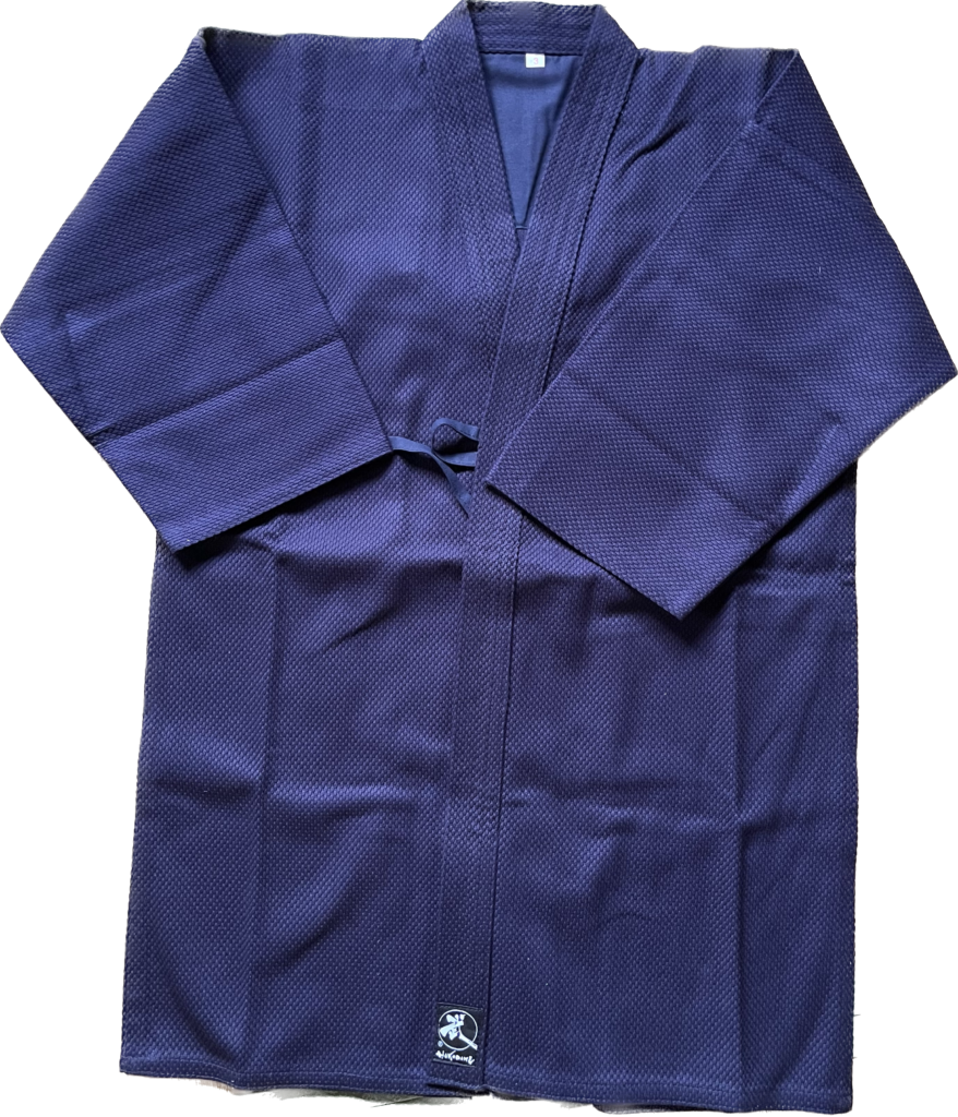 Kendogi Iro Dome coton bleu marine simple épaisseur taille 3 "Made in Japan"