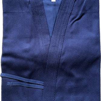 Kendogi Iro Dome coton bleu marine simple épaisseur Made in Japan 1