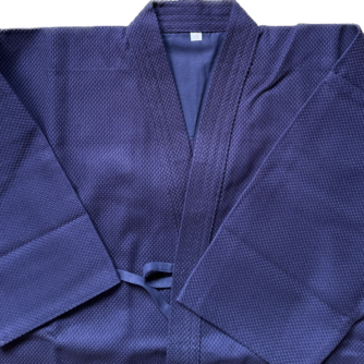 Kendogi Iro Dome coton bleu marine simple épaisseur Made in Japan 3