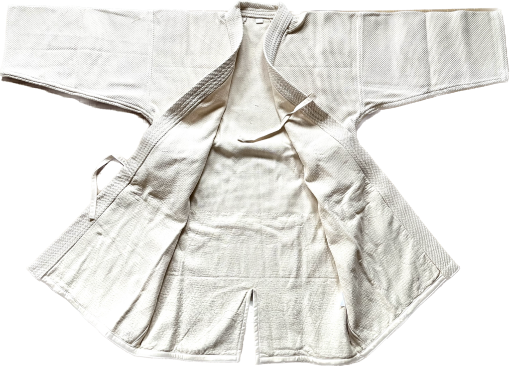 Kendogi coton blanc ecru simple épaisseur Taille 3 Tozando