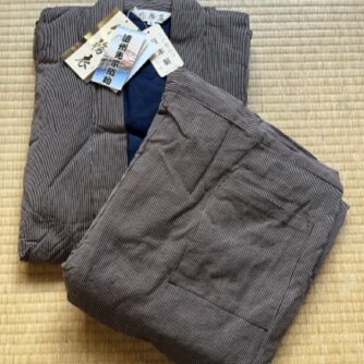 Samue Hiver - Futojima marron - Made in Japan 5