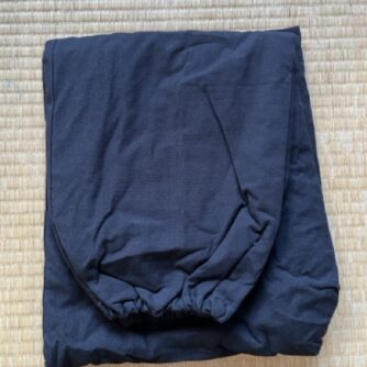Samue hiver Enseki Muji noir taille L Made in Japan3