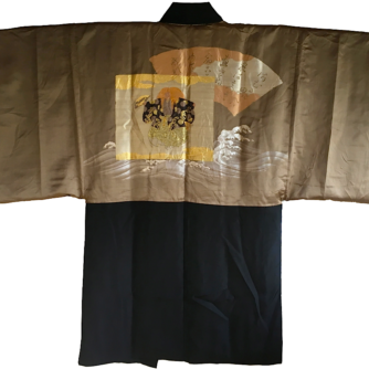 luxe_antique_veste_kimono_haori_soie_noire_maruni_chigai_ha_montsuki_kabuki_homme_fait_au_japon