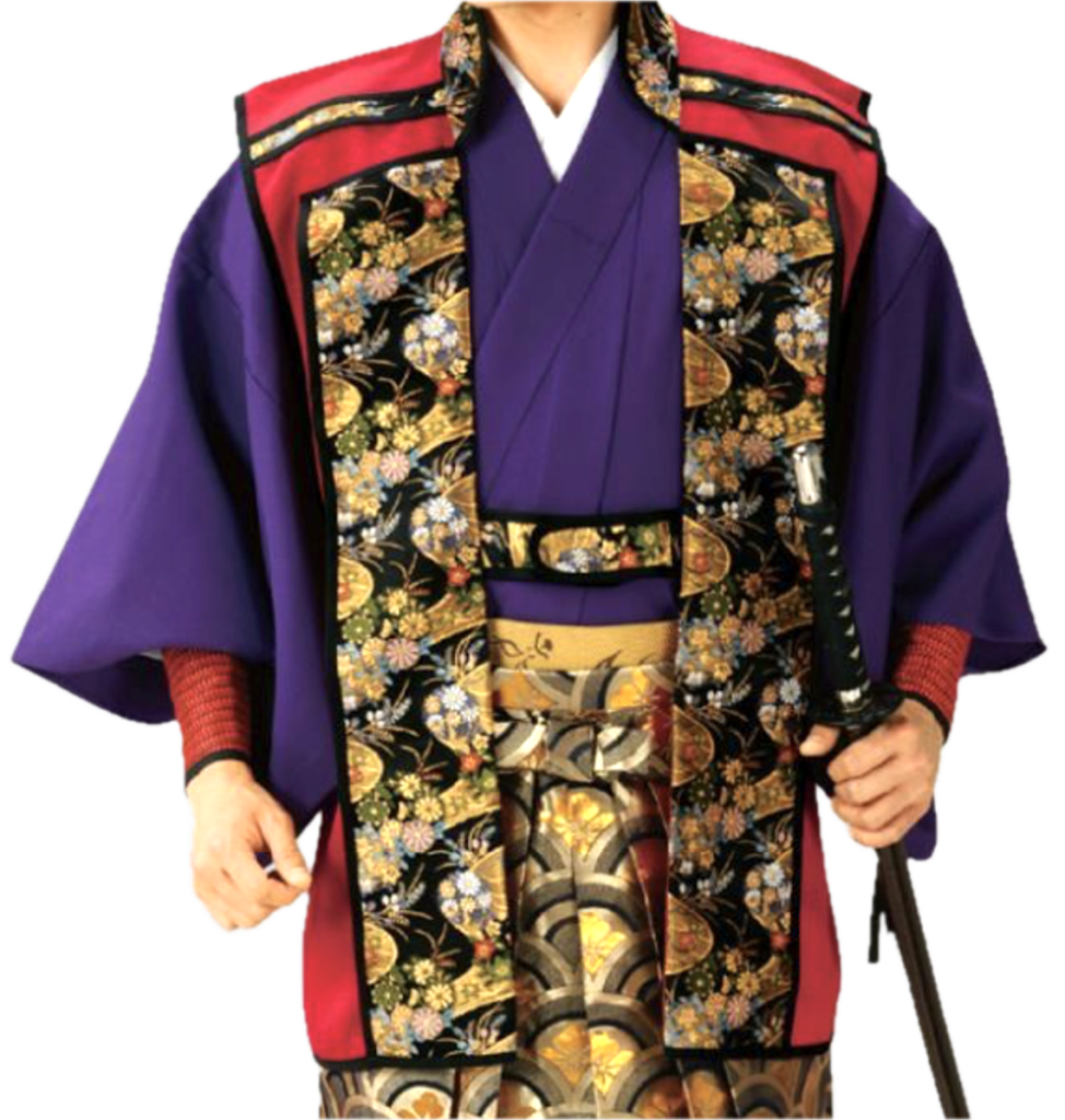 JinBaori Samourai HanaGara rouge