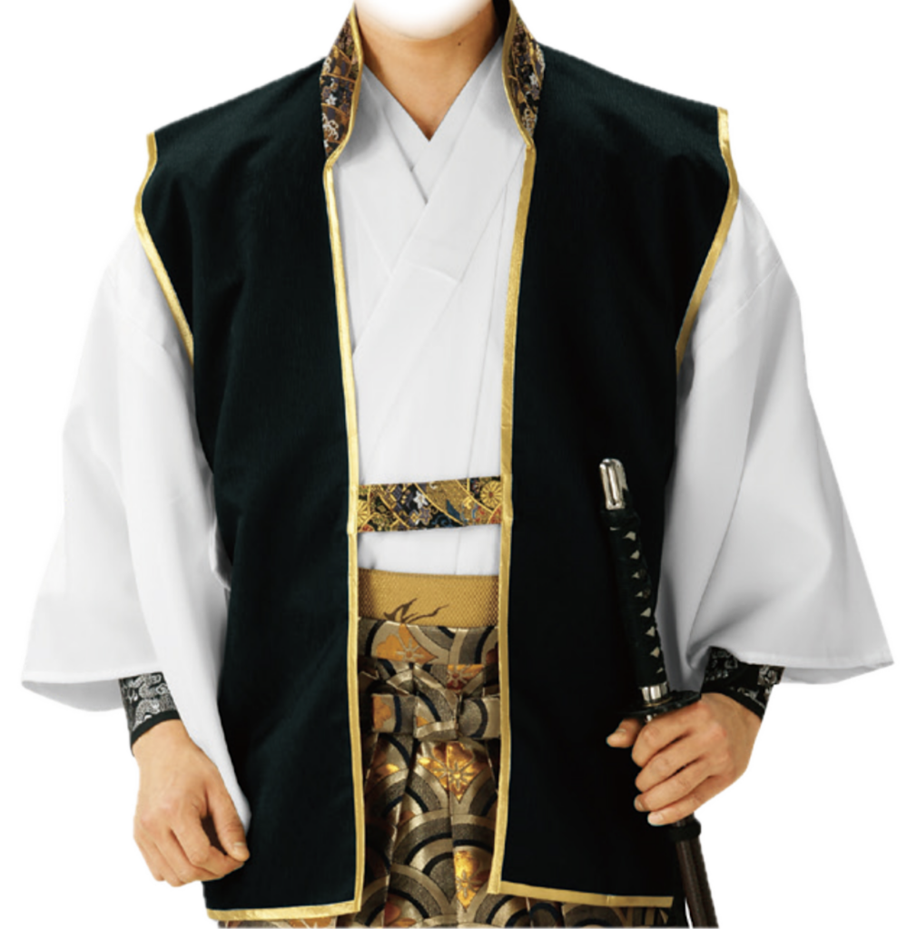 JinBaori Samourai Kuroitto noir