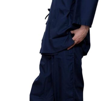 Samue japonais homme coton standart bleu marine Taille 2L -3