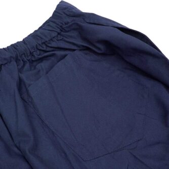 Samue japonais homme coton standart bleu marine Taille 2L -8