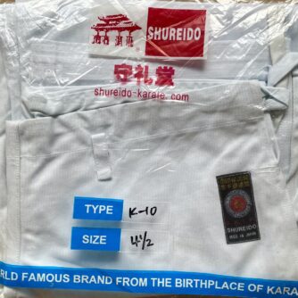 Shureido K-10 Karate pants Heavy Kata S.K.I.F Size 4.5 175cm4