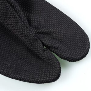 Tabi Ninja Sashiko Noir Coton 5 Kohaze « Made in Japan »